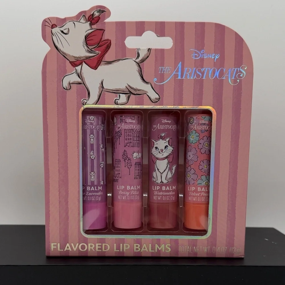 Disney The Aristocats Lip Balm Set - Pink and Orange